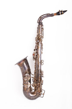 antikes Saxophon