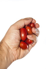 pomodorini in pugno