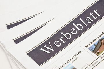 werbeblatt