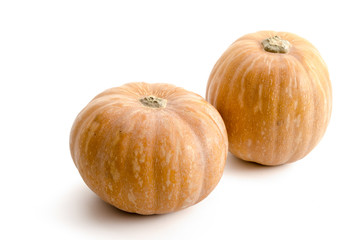 Zwei kleine Muskatkürbisse