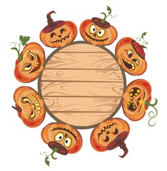 Halloween pumpkin background