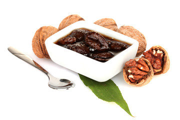 jam walnuts in a bowl