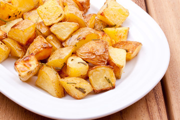 baked potato with rosemary