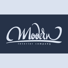 Modern hand lettering - handmade calligraphy