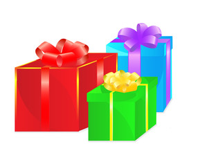 Vector gift box