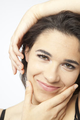 Fototapeta premium real beautiful young girl