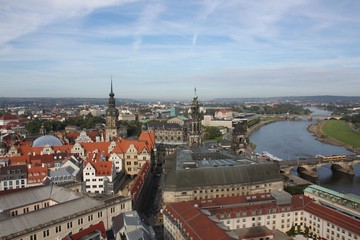 Blick auf die Dresdner Altstadt