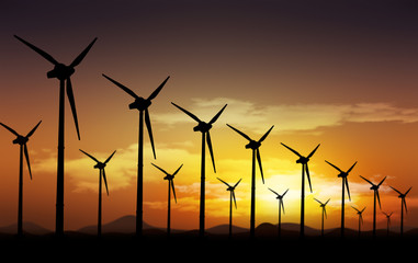 wind turbines