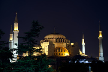 Fototapeta na wymiar Hagia Sophia 2,Istanbul Turkey