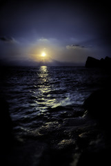 Fototapeta premium Midnight Sunset