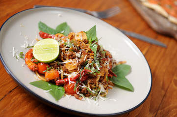 spicy spaghetti shrimps