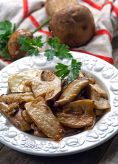 Funghi arrosto - Roasted mushrooms
