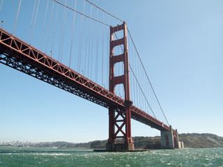 Vue sur le Golden Gate bridge