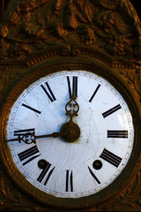 Detail of a clock