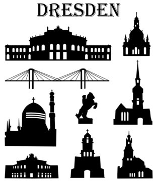 Dresdner Wahrzeichen Set