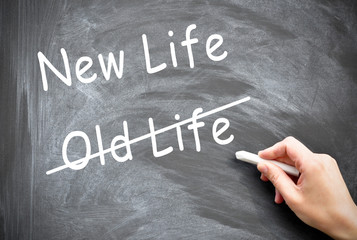 new life old life