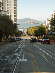 Rue pentue de San Francisco