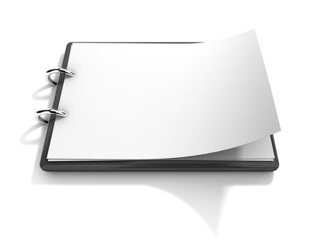Blank clipboard isolated on a white background