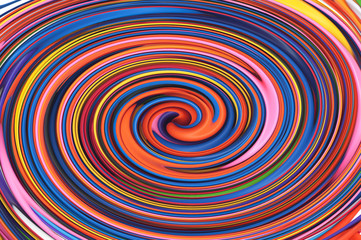 Colored spiral, abstract background
