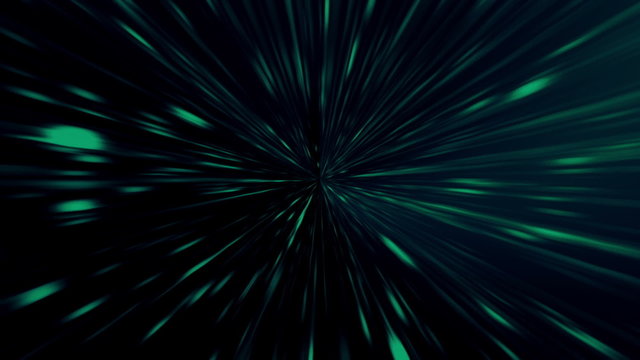 Blue Green Looping Streaks Animated Background