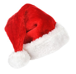 Santa red hat isolated in white background - 45710132