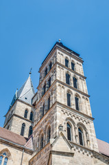 Fototapeta na wymiar Kościół św Dionizy w Esslingen am Neckar, Niemcy