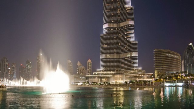 Dubai Fontain 4K Timelapse