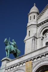 Detalle de la basilica de Sacre coeur