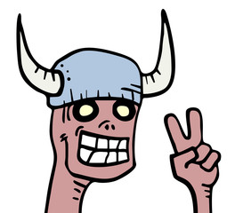 Happy monster draw