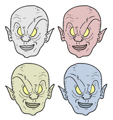 Four color faces