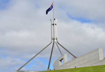 Australian Parliament house in Canberra