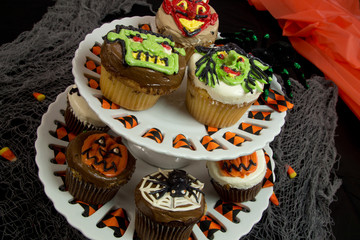 Halloween cupcakes