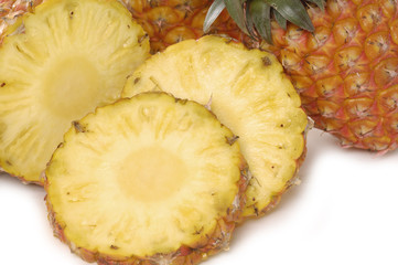 fresh slice pineapple