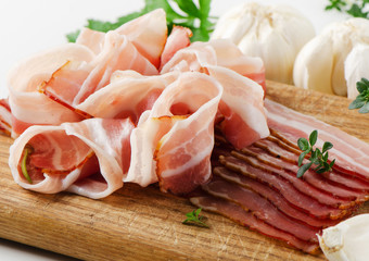 Slices of bacon