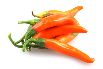 Red chilli peppers.