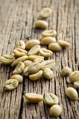 green coffee beans