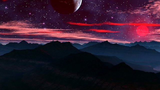 Rising of the Red Moon
