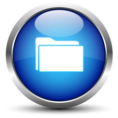 Ordner Button Blau
