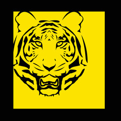 abstract tiger background with place for your text