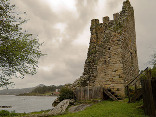 Romanesque Catoira castle