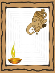 Ganesha Diwali Greeting