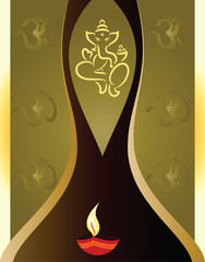 Ganesha Diwali Greeting
