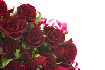 bouquet of red roses