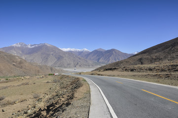Fototapeta na wymiar Tibet scenery
