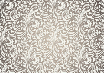 Seamless pattern in brown color