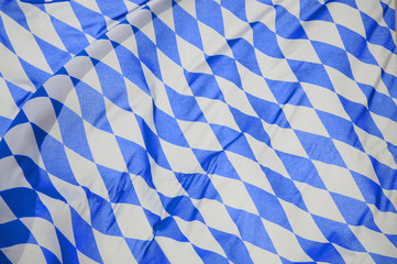 Bavarian Flag in the Wind