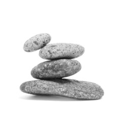 Fototapeta na wymiar zrównoważony zen kamienie