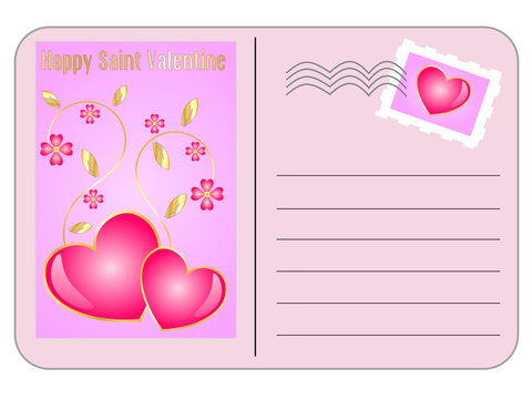 Saint Valentine card