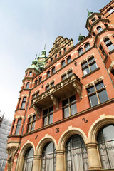 Fototapeta premium Gebäude in Hamburg, Speicherstadt