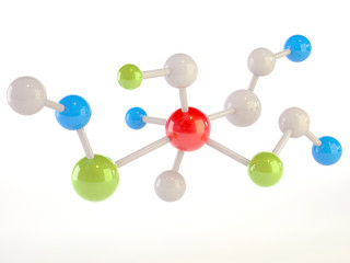 medical molecule background